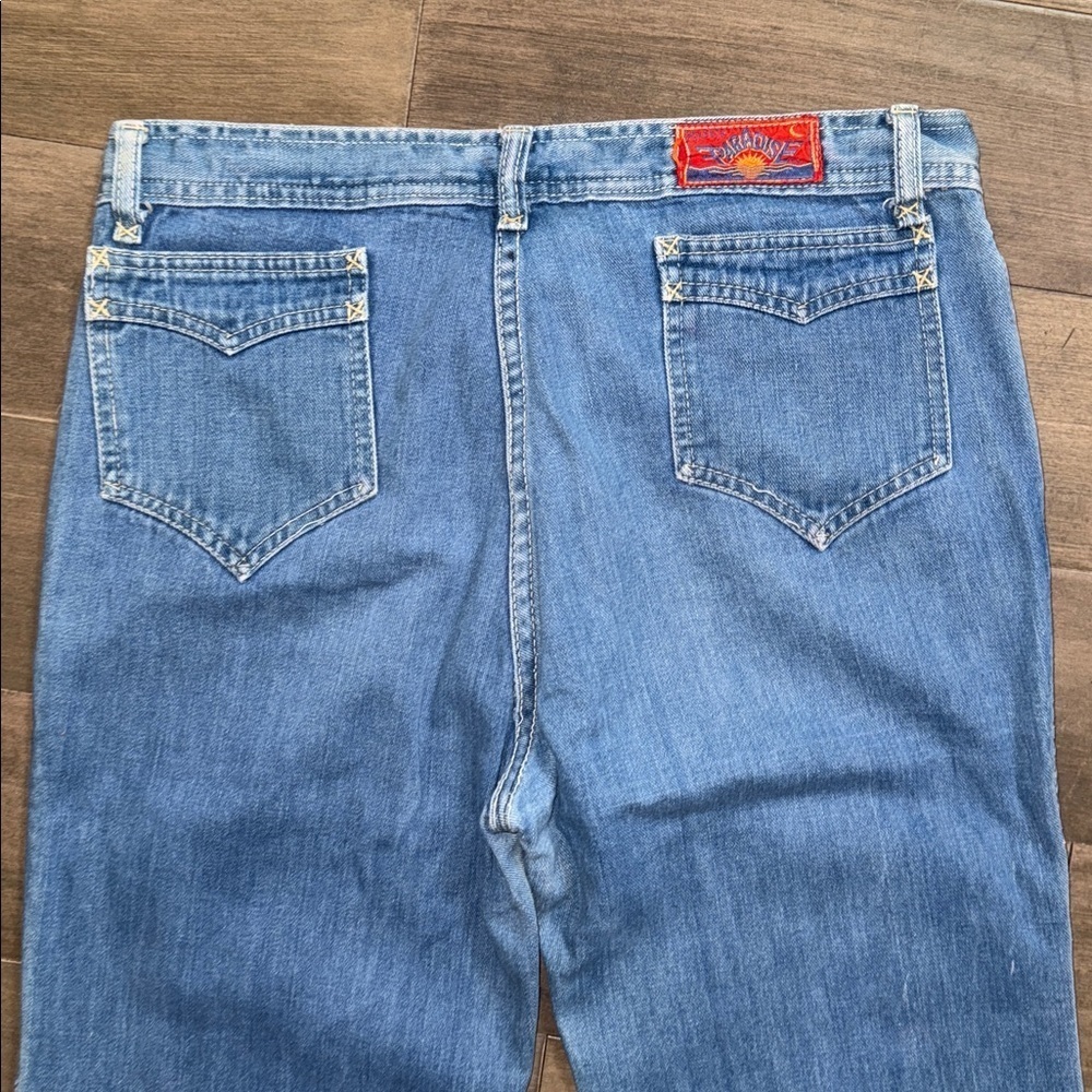 1970’s Paradise Distressed Denim Bell Bottoms- Size 8 based off measurements - Picture 6 of 7